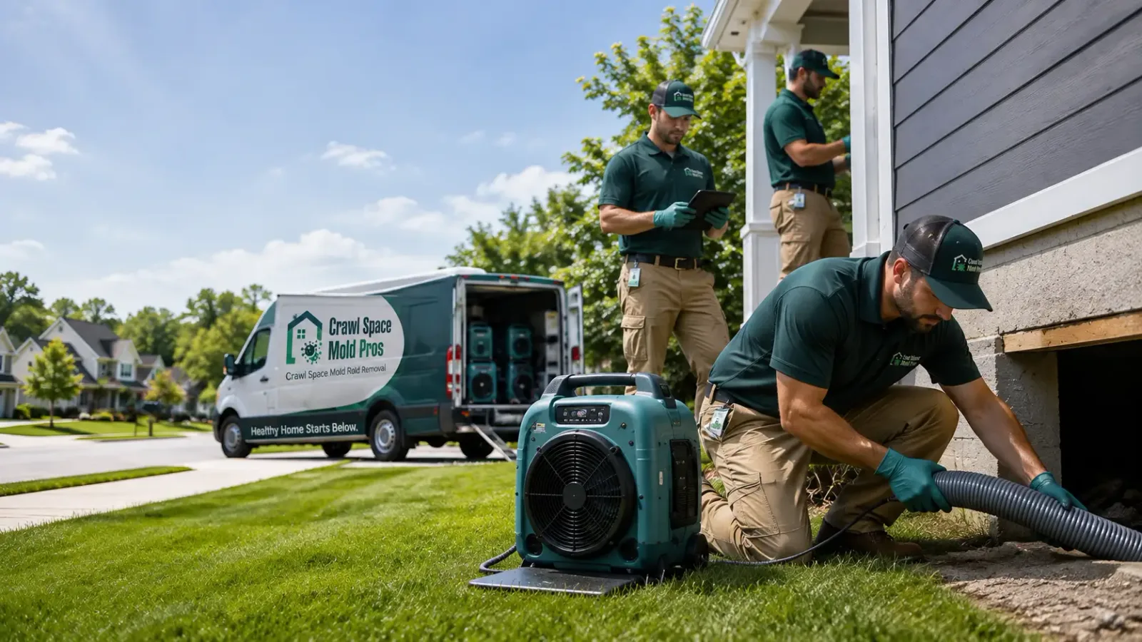 Crawl Space Mold Removal in Eldena, IL